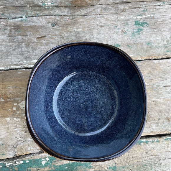 Meritage Jasper blue bowls set of 2 new - Picture 4 of 9